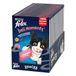 FELIX Deli Moments Vloeibare snacks voor volwassen katten, 44 verpakkingen | Vloeibaar aanvullend voer voor katten met zalm