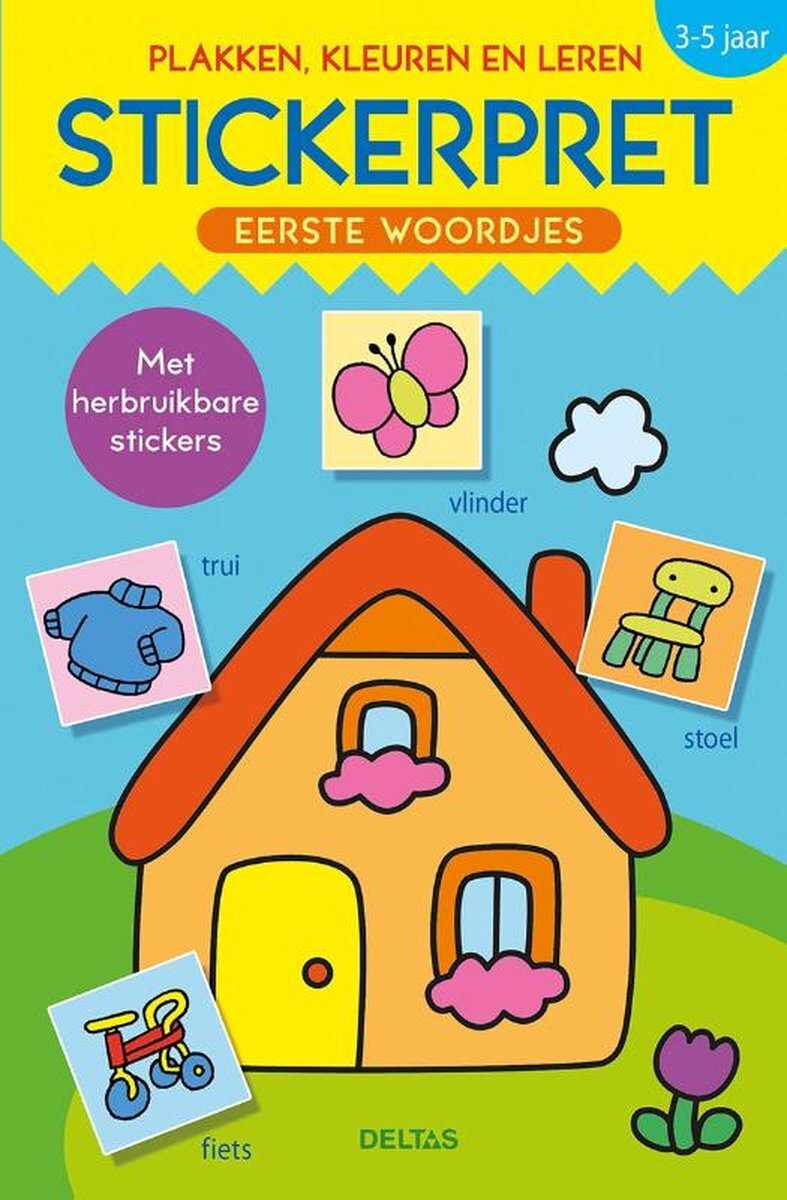 Deltas Stickerpret - Eerste woordjes (3-5 j.)