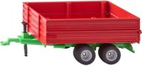 SIKU 2881 Tandemasser Aanhanger 1:32 Rood/Groen Metaal