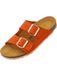 Palado Palado Korfu Suede Premium Leather Muiltjes Oranje