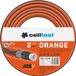 Cellfast ATSV ™ tuinslang 5-laags tuinslang Waterslang tricot stof UV-bestendig 24 bar barstdruk (3/4 "15m) - Oranje