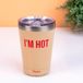 Fisura Koffiemok thermosbeker Im hot beige