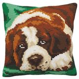 Collection d'Art Kruissteek kussen: Bernie