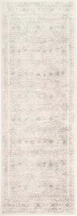 SURYA VICKY Vloerkleed - Ivoor/Grijs - 80x220 cm - Modern - Polypropyleen