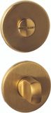 Intersteel WC-sluiting verdekt ø52x6mm met stift 6-8mm PVD messing mat