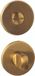 Intersteel WC-sluiting verdekt ø52x6mm met stift 6-8mm PVD messing mat