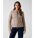 Guess Damen W6RL02WJ492 Gesteppte Jacke mit braunem 4G-Logo (XS), Lässig, Polyester