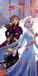 Disney Frozen Strandlaken Leaves - 70 x 140 cm - Katoen