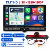 Fiat Ducato Autoradio Android 15 de 13,1 pouces compatible Carplay