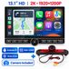Fiat Ducato Autoradio Android 15 de 13,1 pouces compatible Carplay