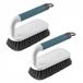 Brosse à récurer avec manche salle de bain cuisine - Set de 2 pièces - Vert - Nettoyeur de baignoire