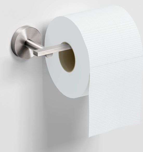 Clou Flat Toiletrolhouder L-vorm rvs geborsteld CL/09.02030.41