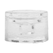 Ferm Living Gradia Bougeoir rond Ø8 cm Transparent
