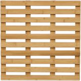 Relaxdays badmat bamboe - 50 x 50 cm - antislip - sneldrogend