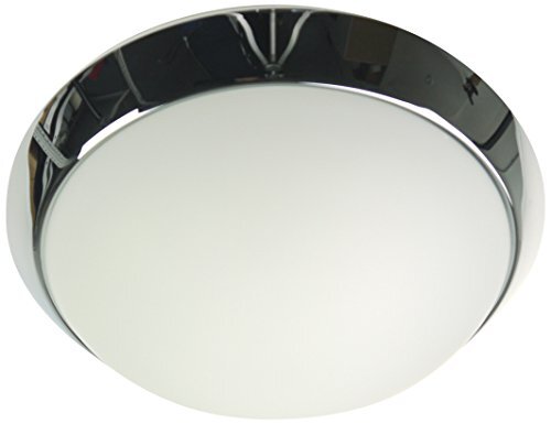 Niermann stand by 54301 A++, plafondlamp - decoratieve ring chroom, HF-sensor, LED, opaal mat, 30 x 30 x 11 cm