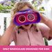 Wan GmbH Set d'aventure pour enfants, Jumelles, Lampe de poche à manivelle, Rose