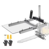 VEVOR Gruminette voor kettingzaag, 41-51 cm, draagbare mobiele zaag, dwarsdoorsnede, zaagdikte 5,08-300 mm, met transparante beschermplaat, kettingzaagmolen voor het snijden van houtblokken