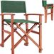 Casaria Regisseursstoel – FSC Eucalyptushout – met Armleuningen – Groen