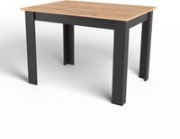 LEOBERT Eettafel NP 120x80 - CRAFT/ZWART