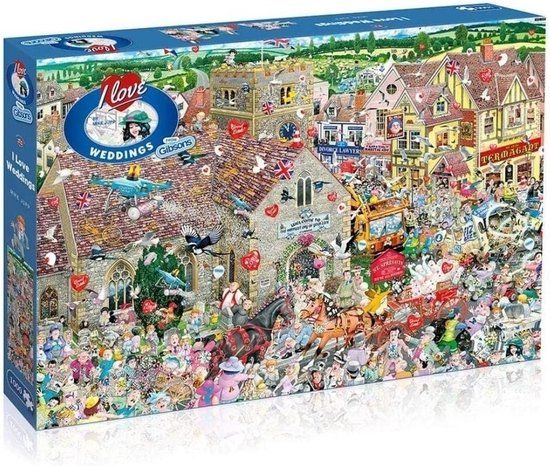 Gibsons I Love Weddings Puzzel (1000 stukjes)