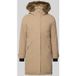 Didriksons Erna 2 Regular Fit Parka With Faux Fur, Model 'ERNA', Women's, Beige