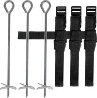 VirtuFit Trampoline Verankering Set - 305 en 366 cm - Zwart