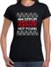 Bellatio Decorations Fout Kerst T-shirt 404 error - shirt - dames - zwart XL