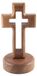 Kruisbeeld Holz - Stehendes Kruzifix - Tischornament - Walnuss - Hohl Design - Magnetische Verbindung - Dekoration