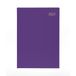 Collins Essential 2025 Zakelijk Dagboek - A4 Week to View Planner met Leathergrain Hardcover Cover - Paars - ESSA43.55-25