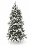Galileo Casa Xmas kerstboom, PVC, wit/zilver, 120x120x210 cm