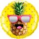 Folat Qualatex - Folieballon - Stoere ananas