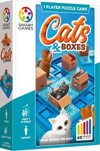 SmartGames Cats & Boxes - Denkspel - 60 Opdrachten - 7+ Jaar