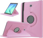 ZT Accessoires Samsung Galaxy Tab A 10.5 2018 model T590 T595 Draaibaar Hoesje met stylus pen Multi stand Case - Licht roze