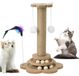 Merkloos Solidchoice - Kattenboom met Krabpalen en Verwijderbare Platformen, 40 cm