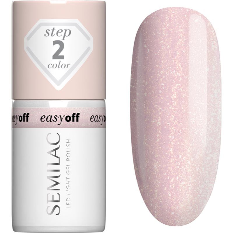 Semilac EASY OFF Nagellak LED LIGHT L10 Glazed Milk 7 ml