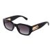 Furla Gafas de sol (SFUB07), Total Shiny Black (Smoke Gradient Smoke), 54/20/140, Vrouwelijk