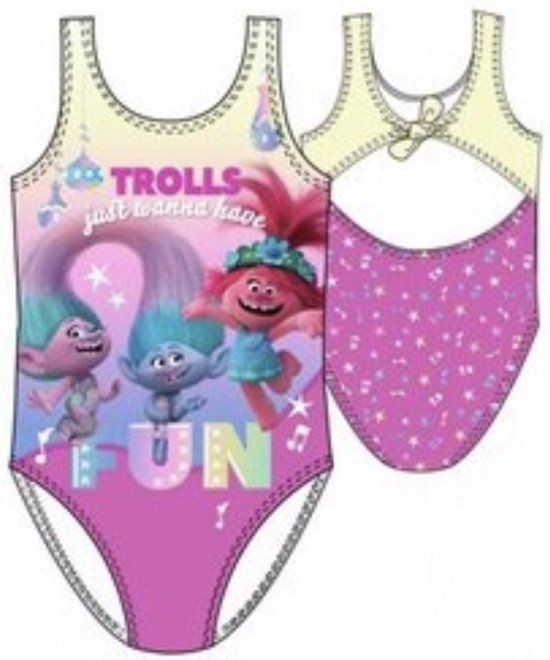 Trolls Badpak - Maat 110 - Meisjes