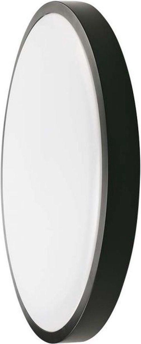 V-TAC VT-8618 LED Plafondlamp - 18W - Zwart - 3000K - Rond - Badkamer geschikt