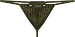 WOH heren microfiber G-string personal allure mesh groen XXL