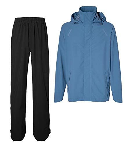 Basil Unisex Hoga fiets regenpak, horizonblauw, M