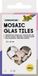 Folia Paper Mozaieksteentjes folia 10x10mm glas iriserend | 4 stuks
