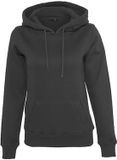Build Your Brand Organic Dames Hoodie Black Maat M