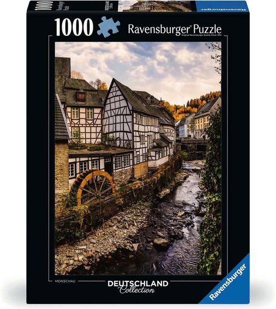 Ravensburger puzzel Monschau in der Eifel - Legpuzzel - 1000 stukjes