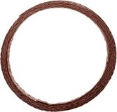 Vaessen Creative Aluminium Draad - Crocodile - 15x0,5mm - 3m - Chocolade