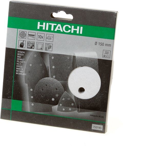 Hikoki Schuurschijf diameter 150 k320 velcro wit (10 st)