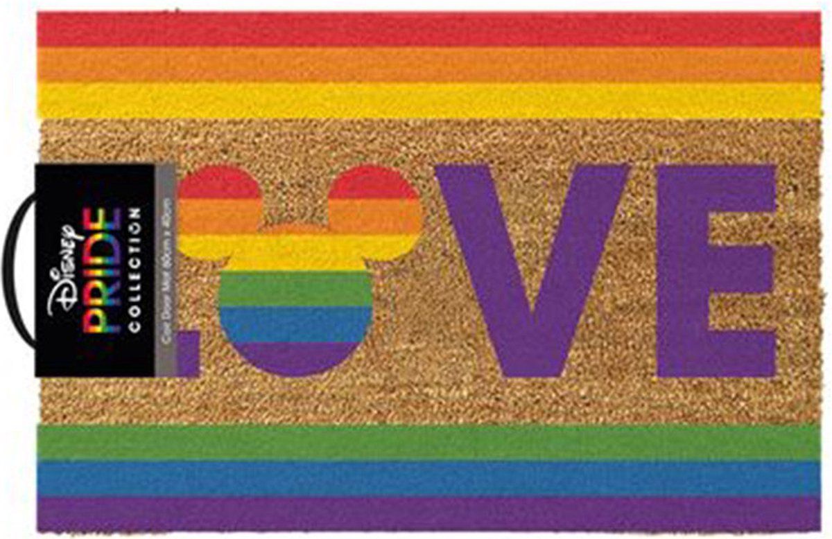 Pyramid Disney Deurmat Mickey Mouse Rainbow Pride - 5050293864464