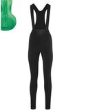 Gonso Dames lange bretel bibshort Stivo Tight BIB zwart/helder groen