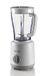 Ariete Breakfast 586 Elektrische mixer met 4 messen van roestvrij staal, 2 snelheden + pulse-functie, antislip voeten, deksel boven, inhoud 1,5 l, 500 W, wit