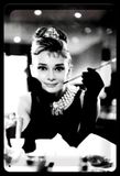 Nostalgic-Art 22161 Breakfast at Tiffany's - Audrey, metalen bord, 20 x 30 cm
