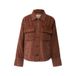 s.Oliver corduroy blouse - bruin